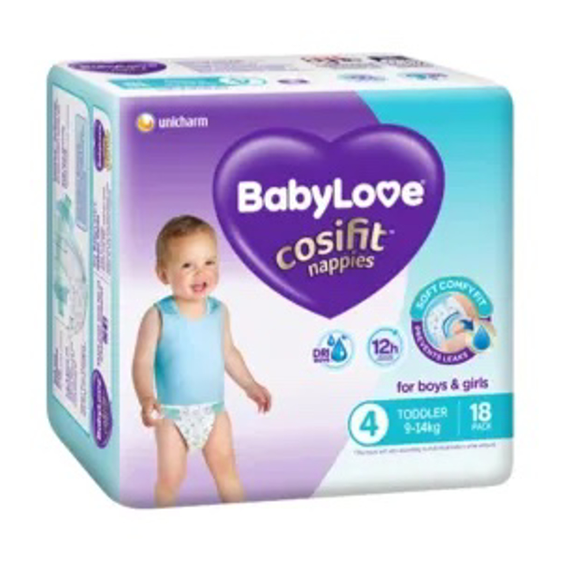 BabyLove Nappy Cosifit Toddler 18 Pack